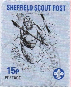 Scout canoeing