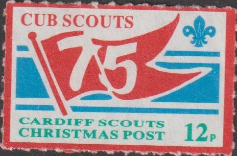 Cardiff Scouts Christmas Post. Cub Scouts 75