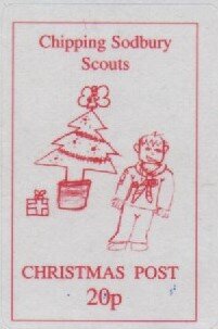 Children's drawing of Scout and tree