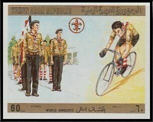 Scouts group, cyclists