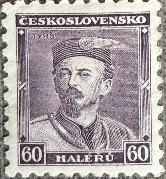 Miroslav Tyrš, founder of the Sokol — 60 h (1932)
