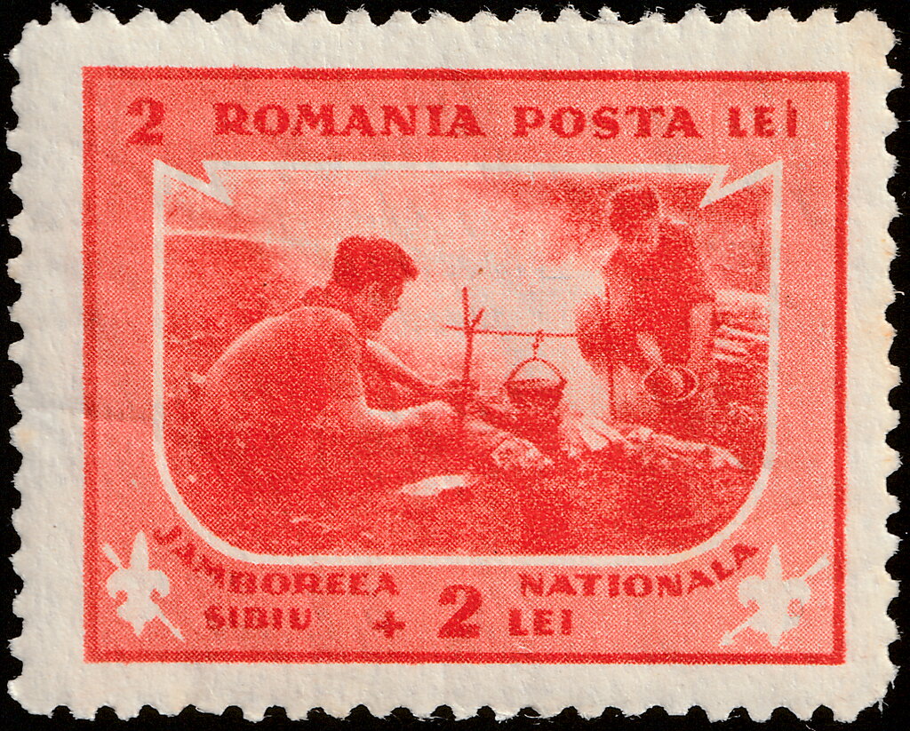 Two scouts cooking — 2 + 2 lei