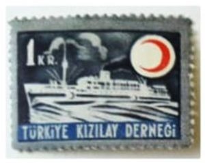 Non-scout companion — 1 kr Red Crescent ship