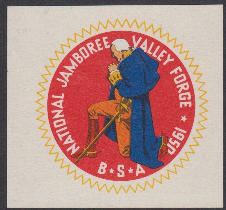 National Jamboree Valley Forge 1950 — BSA seal