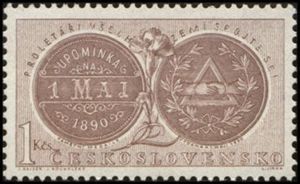 Non-scout companion — Medal of May 1st 1890, 1 Kčs lilac-brown