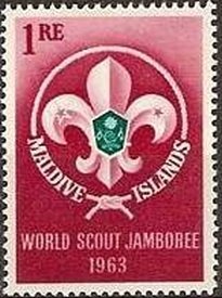 Scout fleur-de-lis and reef knot