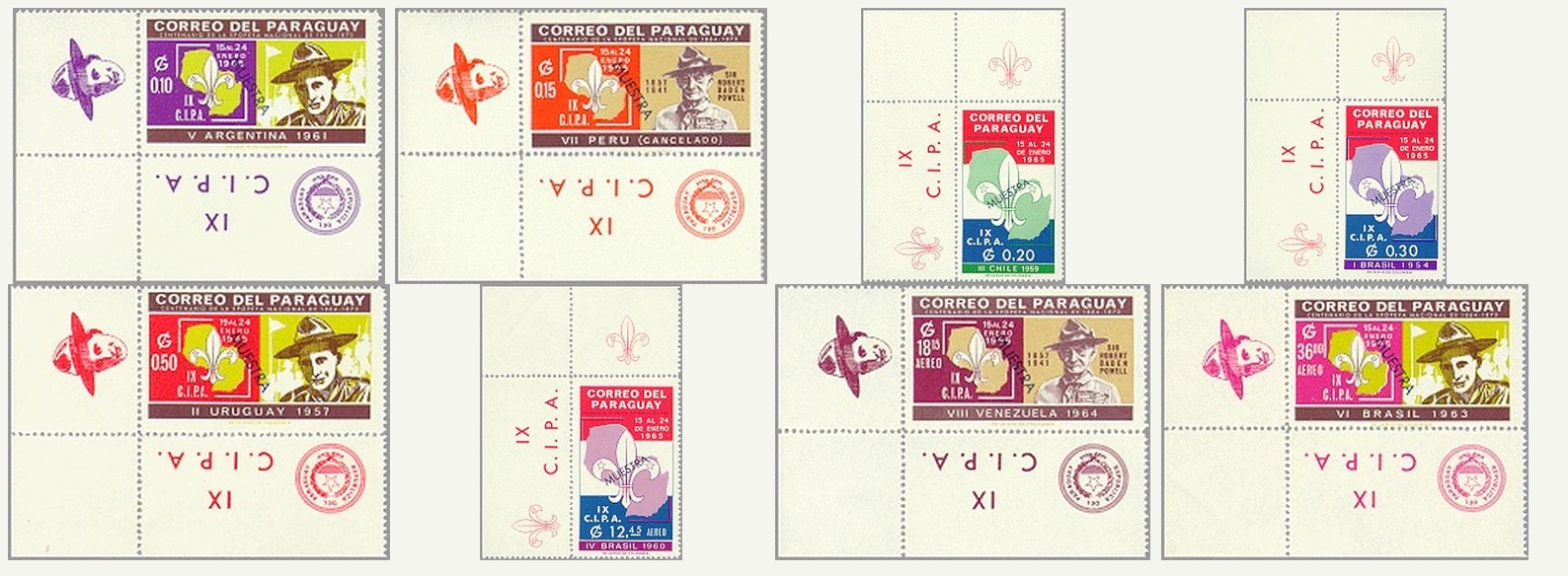 Specimen set — perforated