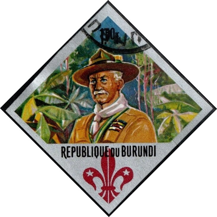 Lord Baden-Powell, imperforate