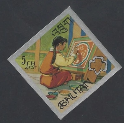 Girl Guide painting