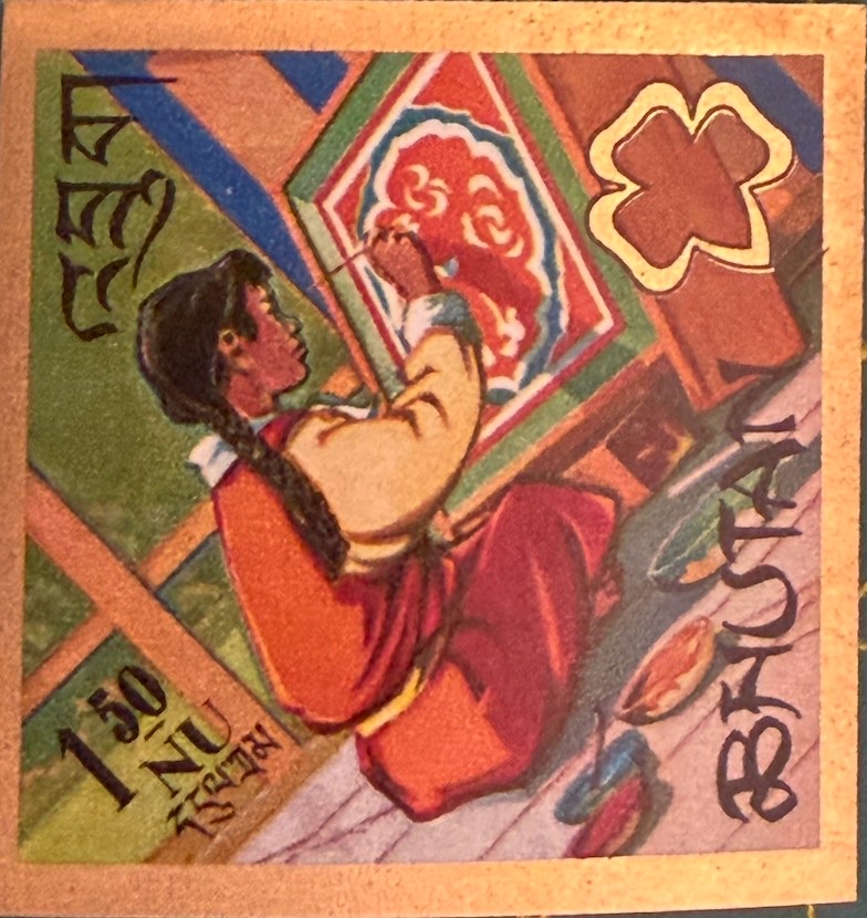 Girl Guide painting