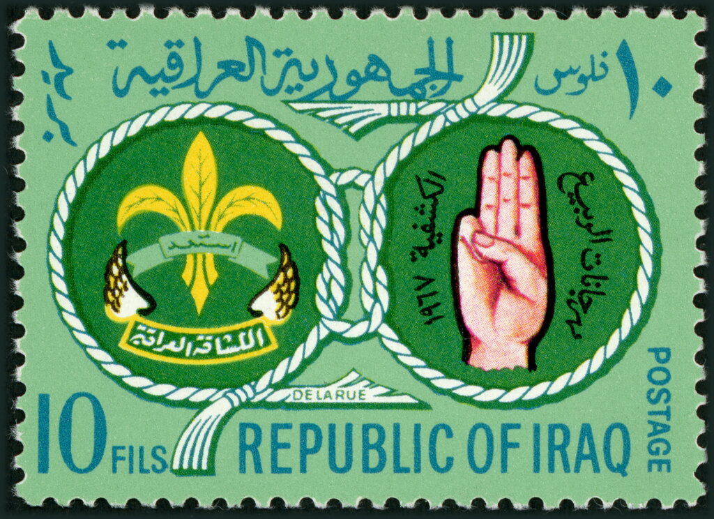 Emblem and salute