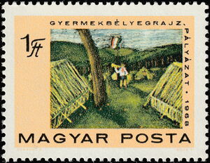 Children camping — 1 Ft, perforated
