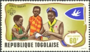 First aid — airmail, perforated