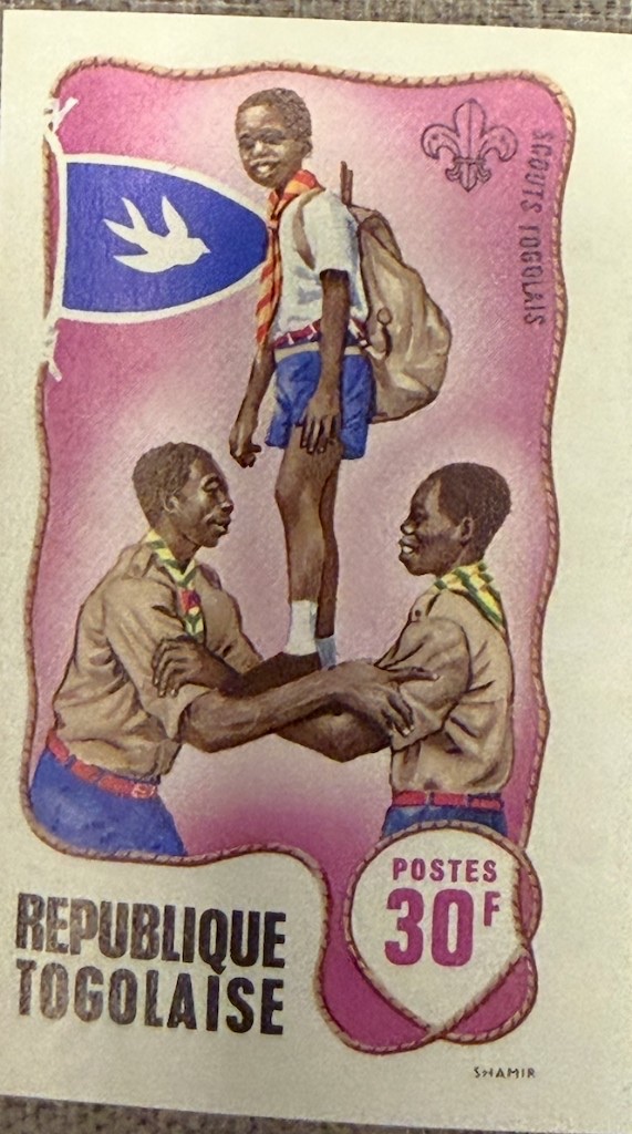 Scout game — human platform, imperforate