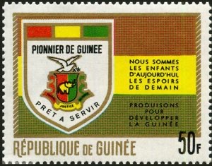 Pioneer badge, perforated