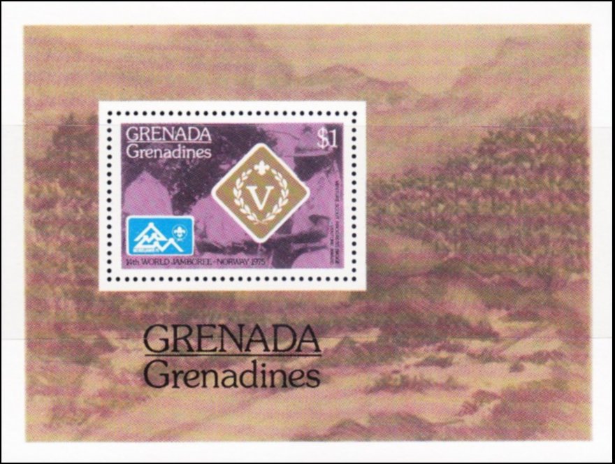 Venture Award souvenir sheet