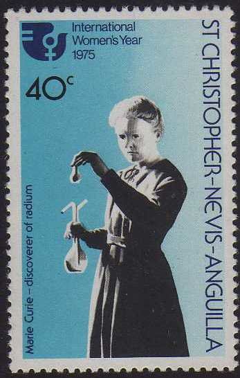 40 c Marie Curie — International Women's Year