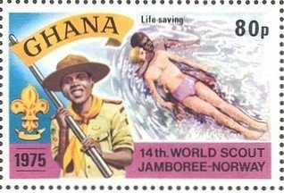 Life-saving — 80 p, from the souvenir sheet