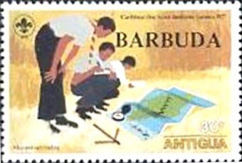 Map and sign reading — BARBUDA