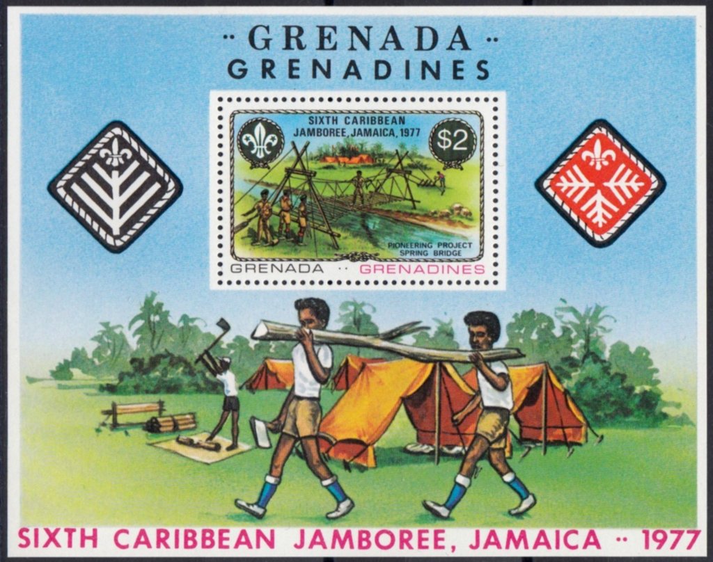 Souvenir sheet — pioneering project