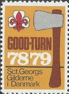 Axe and fleur-de-lis