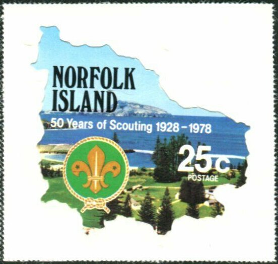 View from Kingston and Scout badge