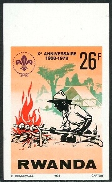 Cooking over a fire, imperforate