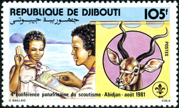 Scout sign and kudu
