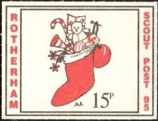 Stocking full of gifts
