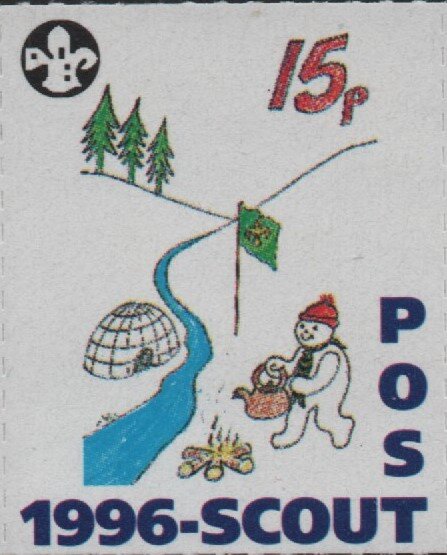 Snowman and igloo