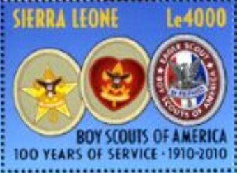 Boy Scouts of America 100 Years of Service 1910-2010