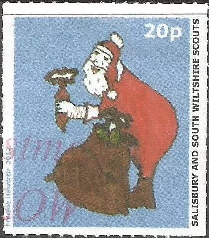 Santa and sack