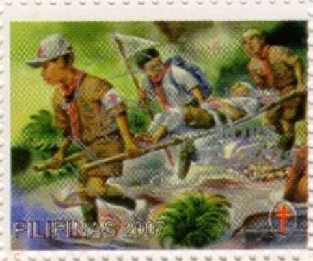 One Hundred Years of Scouting - Overprinted