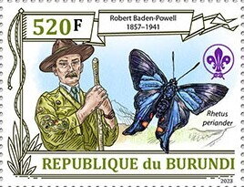 Robert Baden-Powell 1857–1941, Rhetus periander