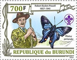 Robert Baden-Powell 1857–1941, Rhetus periander